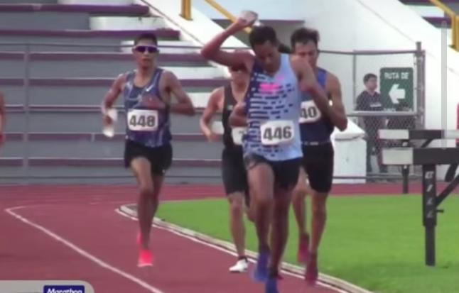 Saúl Acosta se corona bicampeón nacional en atletismo