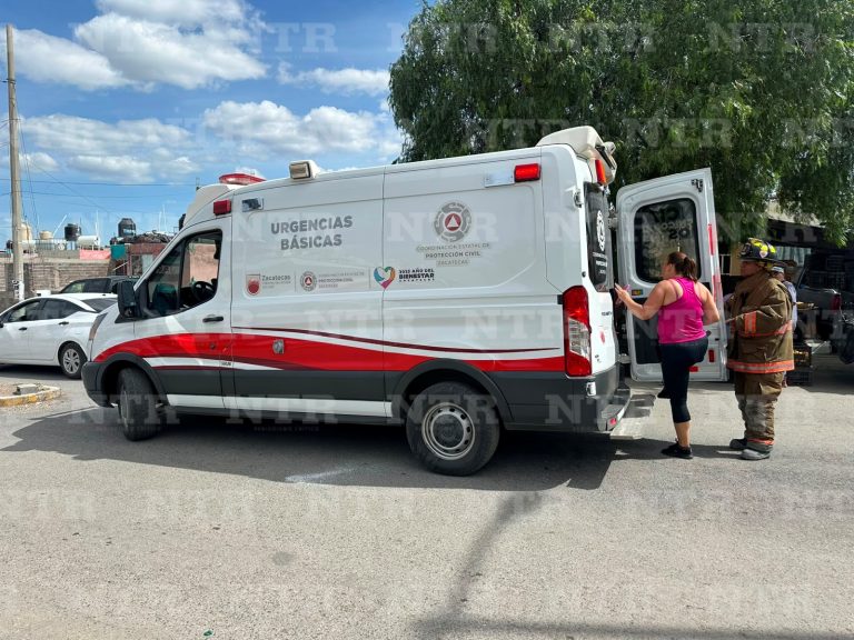 Mujer resulta herida tras flamazo