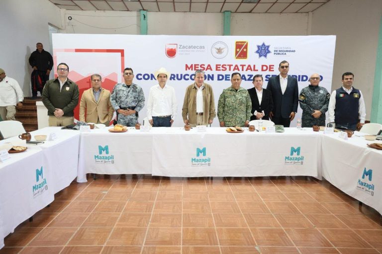 En Mazapil, participa fiscal en mesa de construcción de paz