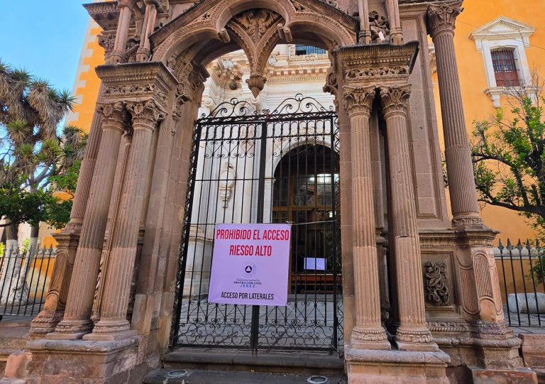 Cierran acceso principal a santuario por deterioro