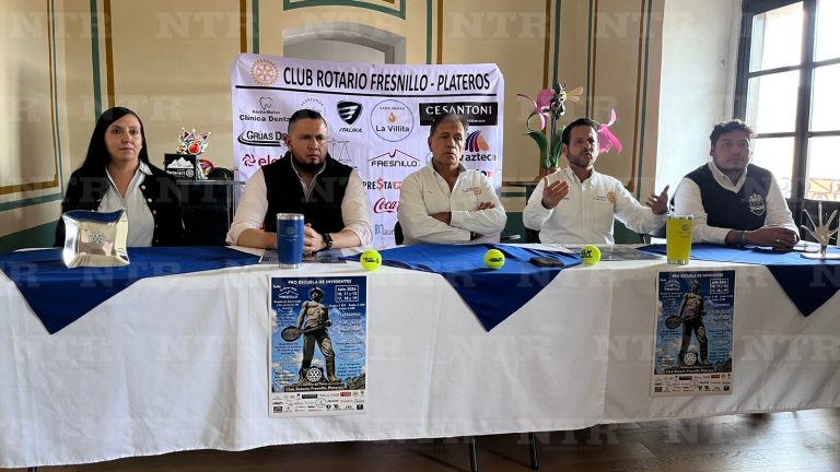 Presentan sexta edición del Torneo de Tenis 2026