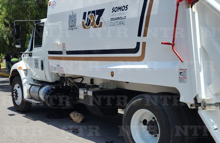 Fallece mujer que fue arrollada por camión recolector de la UAZ
