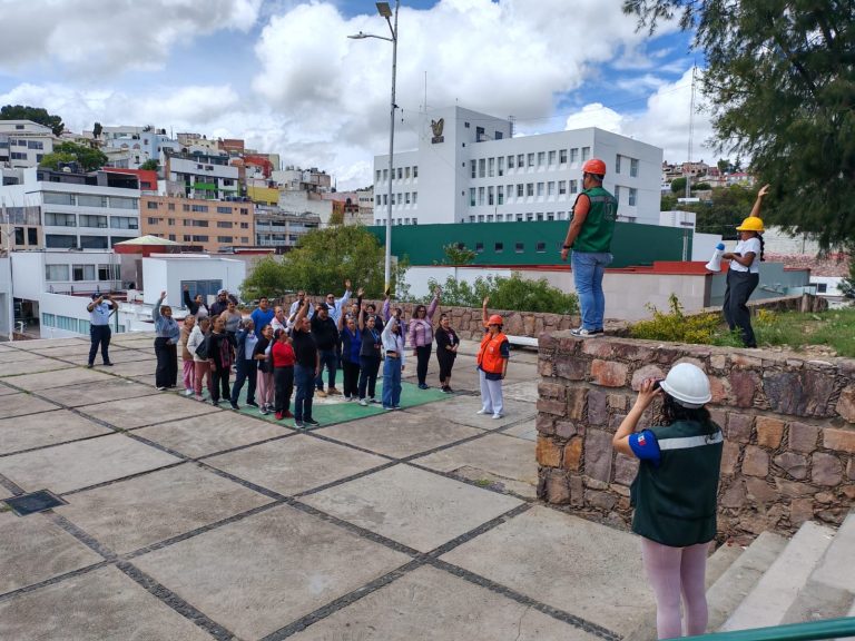Participa IMSS Zacatecas en Segundo Simulacro Nacional 2026