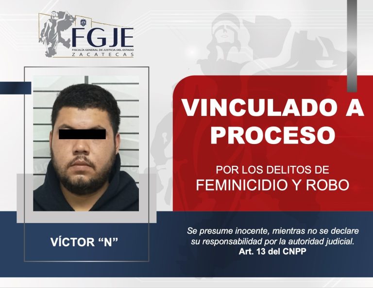 Vinculan a proceso a presunto feminicida