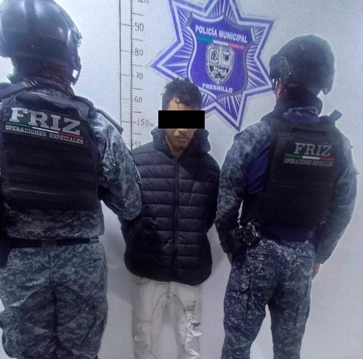 Detienen a una persona en Fresnillo por delitos contra la salud