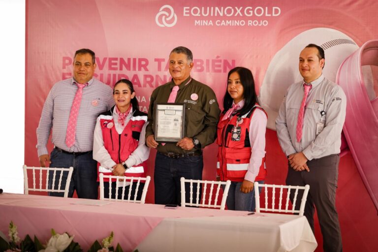 Equinox Gold Mina Camino Rojo sensibiliza sobre cáncer de mama