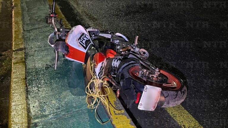 Motociclista pierde la vida en accidente carretero