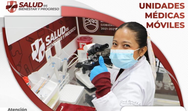 Llegarán Unidades Médicas Móviles a Luis Moya
